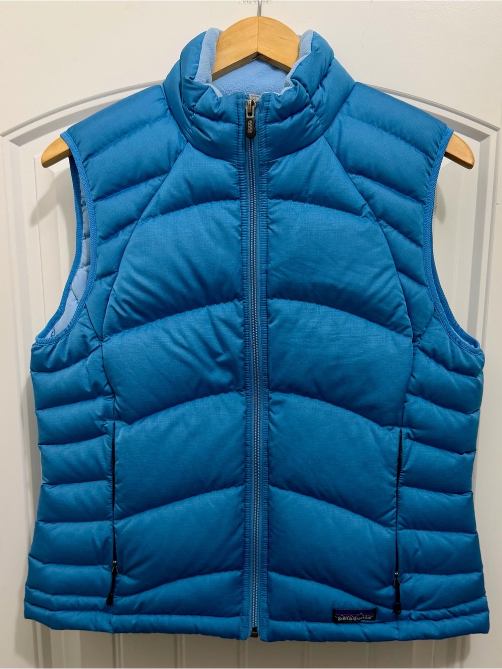 VTG Patagonia Women’s Down Vest, Insulated 700-Down, Blue, Large, 84642